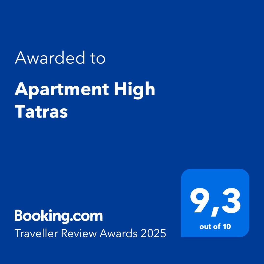 Apartment High Tatras Вельки-Славков Екстер'єр фото